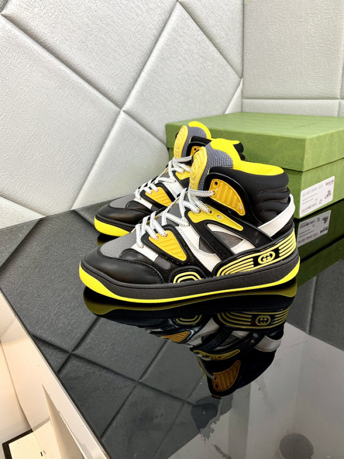 G*u*i men''s high top sneaker m236007
