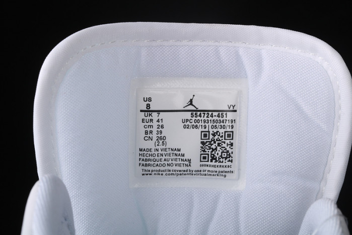 air jordan 1 mid hyper royal/hyper violet-white 554724-451