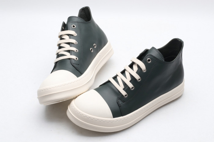 rick 0wens sneakers dark green