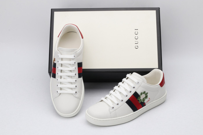 G*u*i ace embroidered low-top sneaker