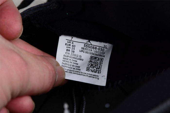 jordan 1 retro high pine green black 555088-030