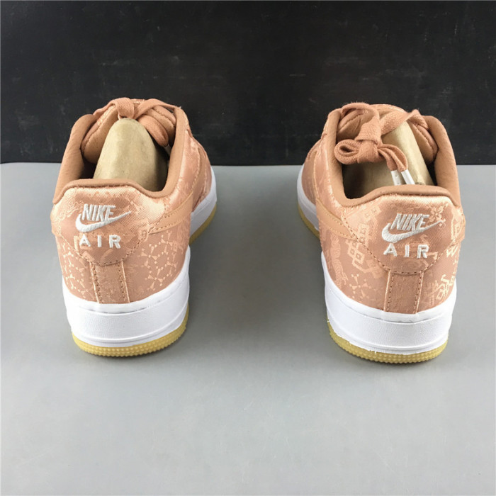air force 1 low clot rose gold silk cj5290-600