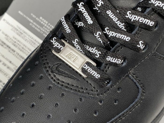 nike air force 1 low su---preme black - cu9225-100-001