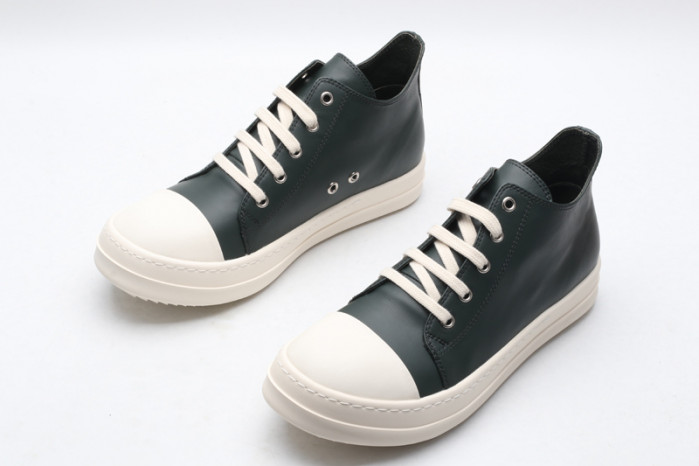 rick 0wens sneakers dark green
