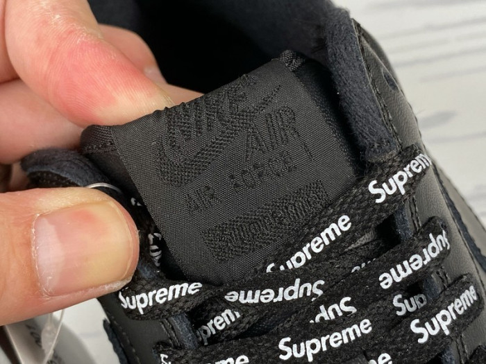 nike air force 1 low su---preme black - cu9225-100-001
