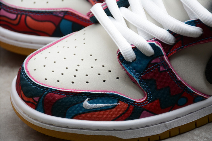 nike sb dunk low pro parra abstract art (2021) - dh7695-600