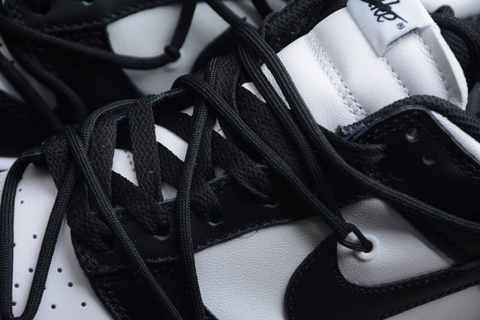 nike dunk low lthr black white ct0856-103