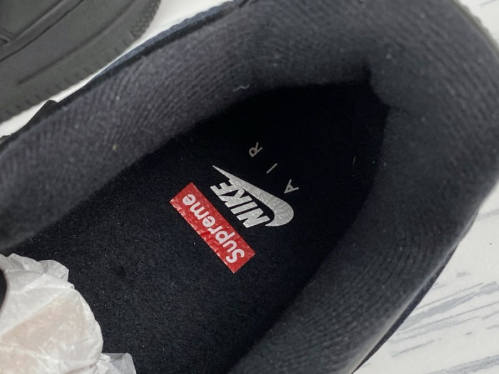 nike air force 1 low su---preme black - cu9225-100-001