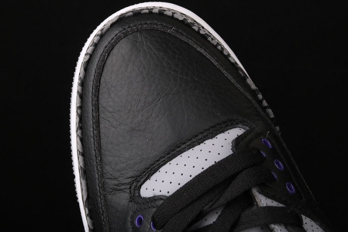 air jordan 3 retro black court purple ct8532-050