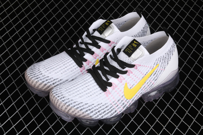 nike air vapormax 3 white dynamic yellow - aj6900-103