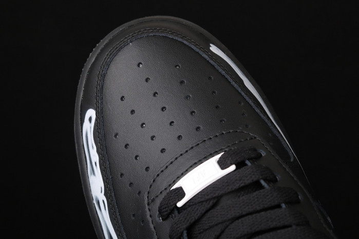 nike air force 1 low black skeleton halloween (2019) bq7541-001