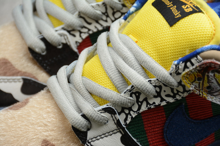 nike duck low pro white red yellow 318403-175