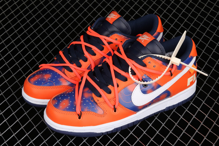 ofw x nike sb dunk low orange perple white ct0856-801