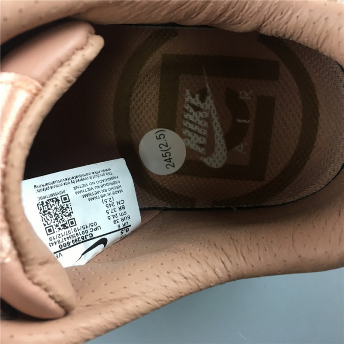 air force 1 low clot rose gold silk cj5290-600