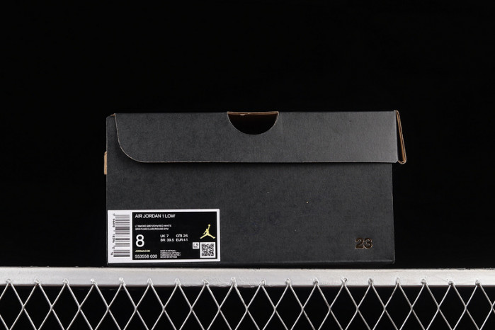 air jordan 1 low light smoke grey - 553558-030