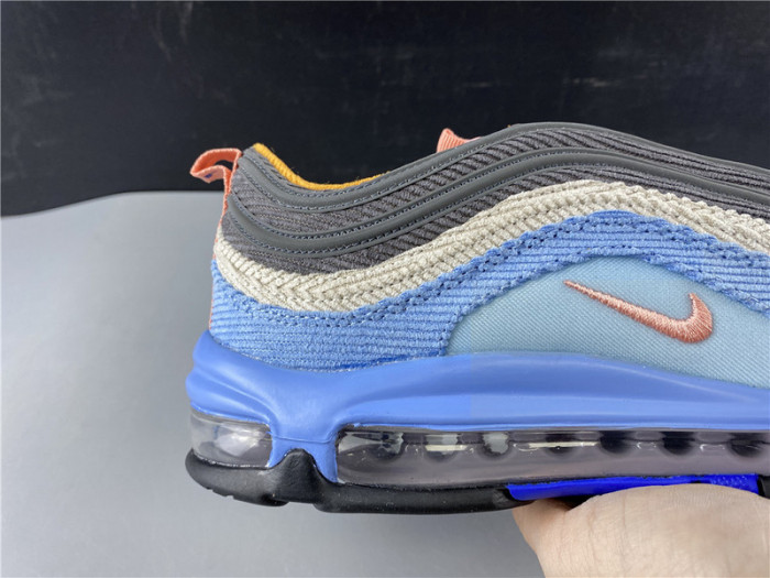 nike air max 97 corduroy light blue cq7512-462