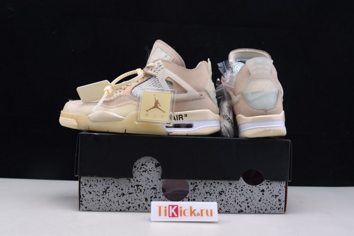 air jordan 4 retro ofw sail cv9388-100