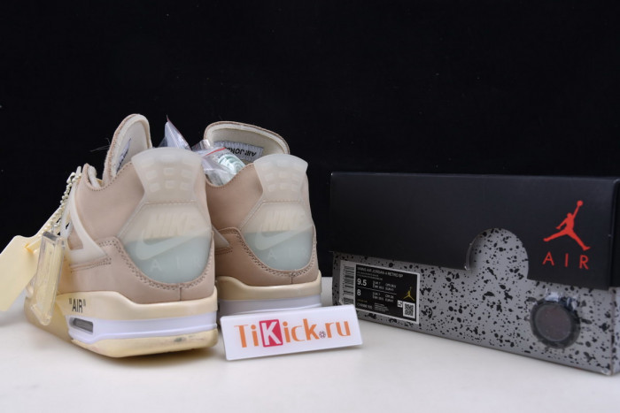 air jordan 4 retro ofw sail cv9388-100