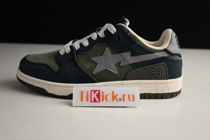 bape sta sk8 to nigo low ‘army green’ 1h80291019