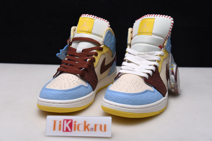 air jordan 1 Ma*s*n chateau rouge x high mid fearless cu2803-200