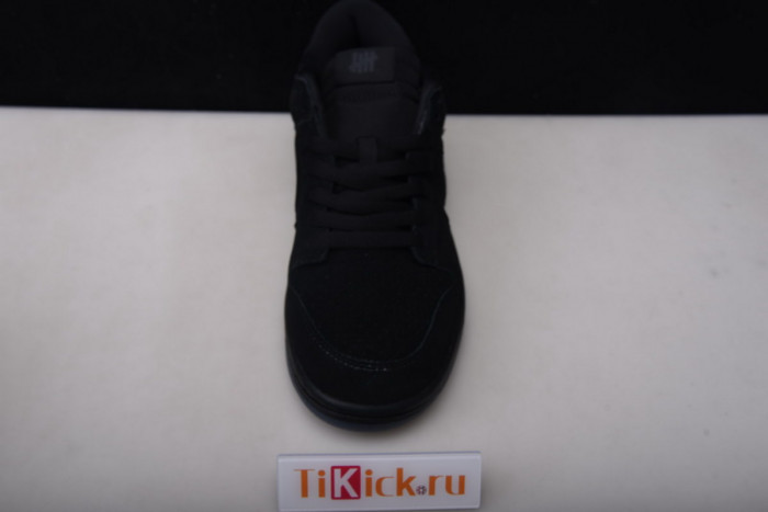 nike dunk low sp undefeated 5 on it black - d09329-001